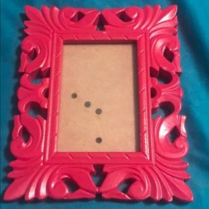 Pink picture frame